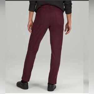 Lululemon Athletica Maroon Trousers size 34